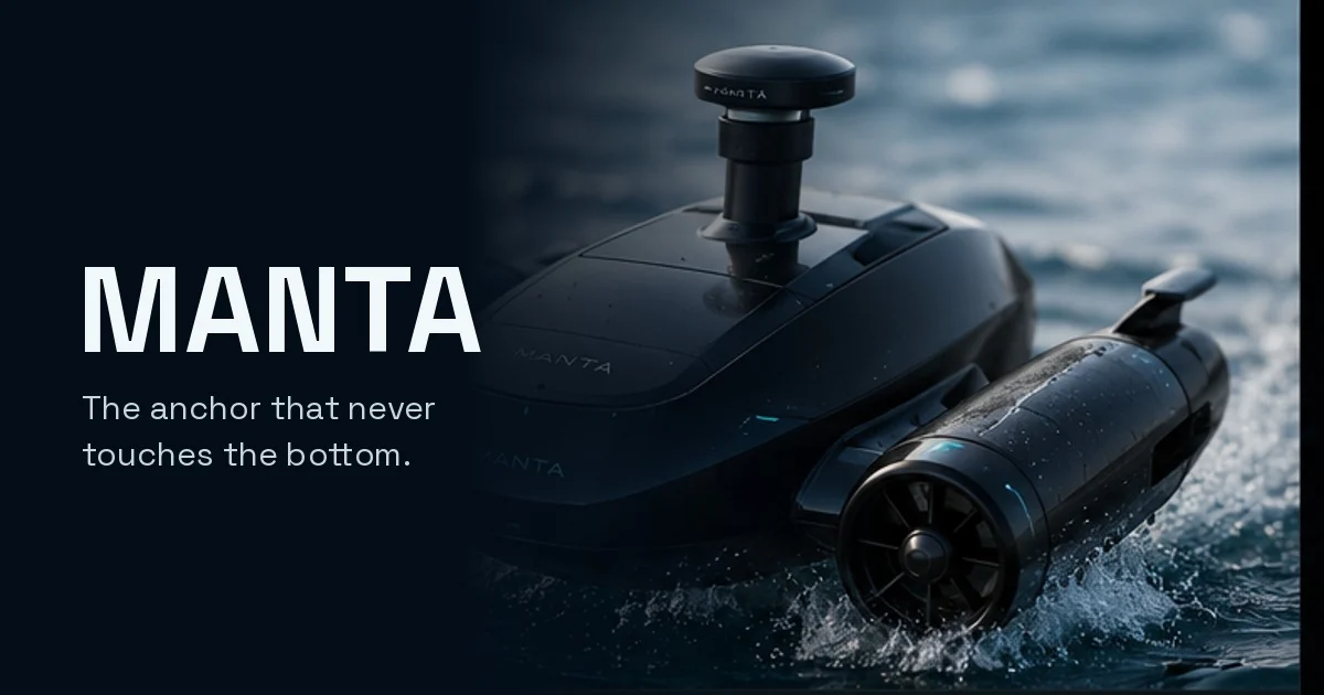 Manta Systems share card, a product launch site built by Cross Designs