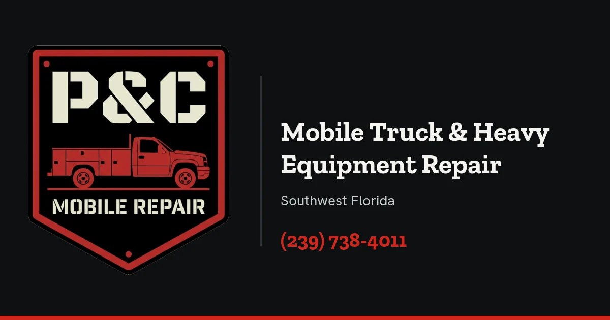 P&C Mobile Repair share card, a 50-page local SEO build by Cross Designs