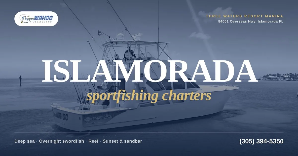 Poppa Wahoo share card, an Islamorada fishing charter site built by Cross Designs