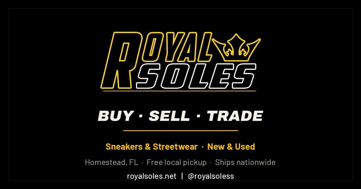 Royal Soles share card, a Shopify sneaker shop customized by Cross Designs